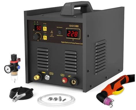 Taglierina Al Plasma Con Compressore D'aria Incorporato, Saldatrice Inverter Con Pompa D'aria Potente Precisa(Cutter and PT31-60PS)