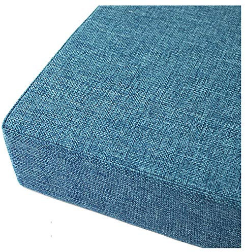 XCYYBB 2-Sitzer Bankauflage Sitzkissen für Bänke und Gartenbänke mit Bezug aus Gartenbank Schwammkissen Sitzkissen für den Außenbereich Bank Sitzkissen-Marineblau 200x40x5cm(79x16x2in)