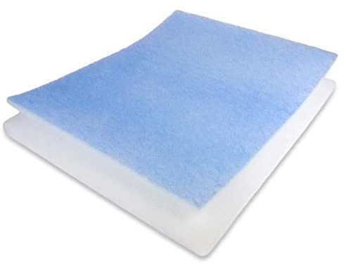 Universal Dunstfilter & Fettfilter für Dunstabzugshauben | Individuell zuschneidbare Filterplatte | Flachfilter Top Filterqualität Made in Germany Öko-Tex zertifiziert (2 Filter)