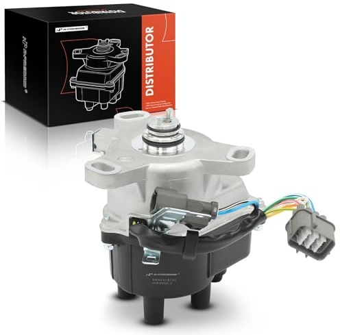 A-Premium Ignition Distributor with Module and Cap and Rotor Compatible with Honda Accord 1990-1991 2.2L