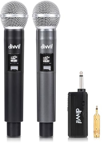 divvi! WM2 Kabelloses Mikrofon (Paar) mit Tragetasche