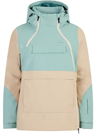 Protest PRTFall - Chaqueta de esquí y snowboard para mujer, Azul glacial, M