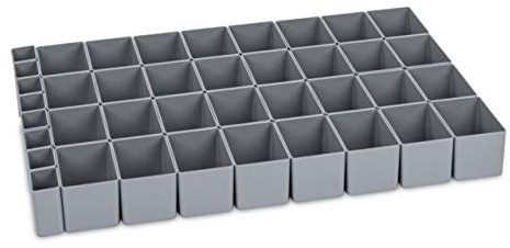 aidB Einsatzkästen - Set 1/32 Unterteilung für Euroboxen 600x400x75