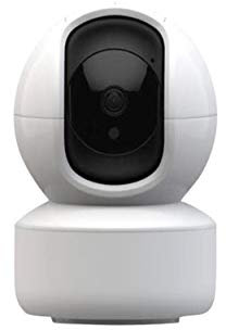 PROXE Telecamera PTZ da interno Wi-Fi 360°, Bianco