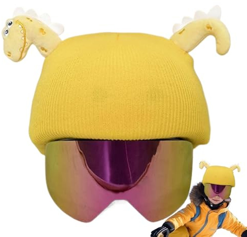Kustimantu Cubierta de Casco para Snowboard, Cubierta de Casco de Esquí de Nieve, Cubierta de Copa SNOWBOLD CASHET | Headgear de invierno para Mujeres, Hombres, El, Adolescentes,