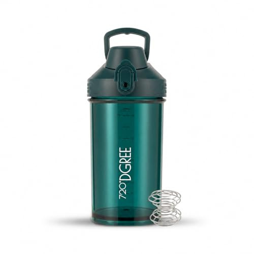 720°DGREE Fitness Shaker uberShaker - 550ml - Premium Protein Shaker - Leak-proof, BPA Free - Shake Cup, Blender Cup for Creamy Protein Shakes, Gym, Exercise, Nutrition