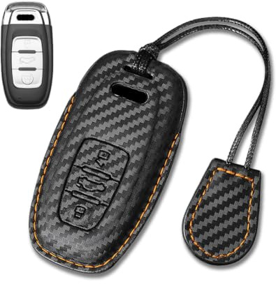 Jinhon nyckelfodral passar för Audi A4 B8 A6 S6 C7 Avant Q5 8R 2012–2018