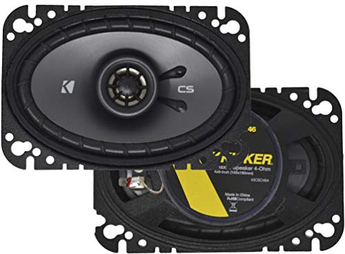 Kicker 43 csc464 coaxial-System Noir