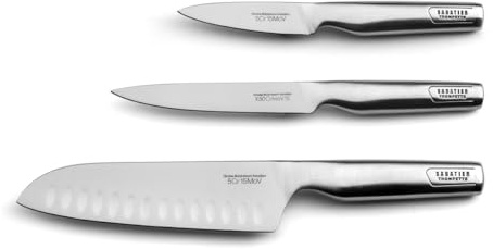 Sabatier Trompette 870100MBA1004 Asean Set 3 couteaux de cuisine