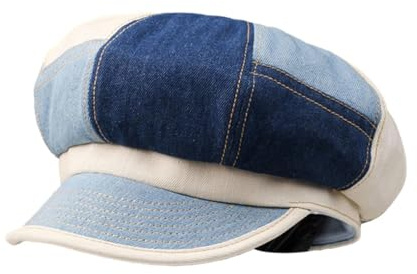ZLS Apparel Women's Retro Peaked Ivy Newsboy Paperboy Gatsby Cabbie Painter Cap Hats (617BLUE)