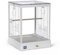 Prevue Pet Products Vogelkäfig aus Glas, transparent, für kleine Vögel, weißer Rahmen