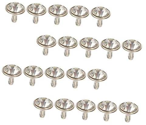 DIYEAH Juwelennieten 200 Sets Dekorative Kleidungsnieten Für Leder Breite Anwendung