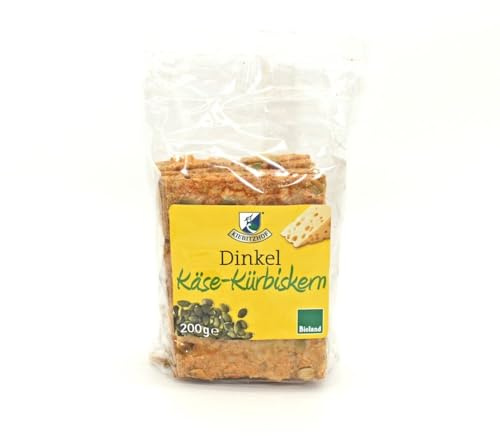 Kiebitzhof Lot de 2 pépins d'épeautre, graines de citrouille au fromage, 200 g