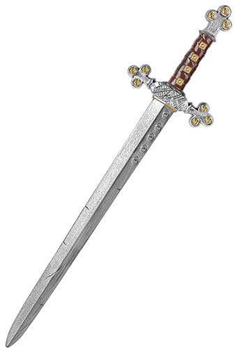 Spinosaurus 27 Knight Sword for Kids,Medieval Sword Long Plastic Warrior Sword for Halloween Costume Sword Prop Fancy Dress Accessories