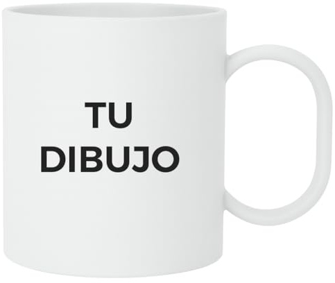 Cocholate | Taza de Plástico Personalizada para Niños | Taza Personalizable Sin Riesgo de Roturas | Ideal para Cole o Guardería | Vuelta al Cole | Regalo para Peques (Dibujo)
