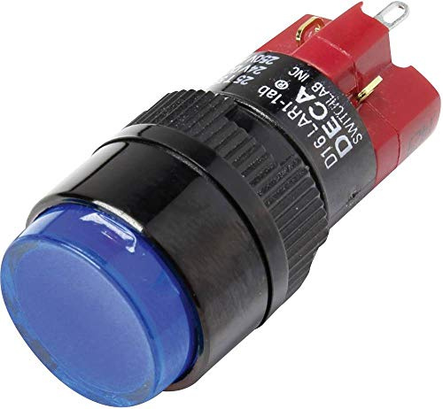 deca D16LAR1-1abKB D16LAR1-1abKB Druckschalter 250 V/AC 5 A 1 x Aus/EIN rastend Blau IP40 1 St.