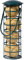 dobar 24081 Vogelfutter Futterspender inklusive Vier Meisenknödeln wiederbefüllbare Wildvogel-Futterstation, schwarz, Plastik, 1er Pack (1 x 360 g)