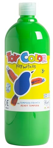 Toy Color Tempera Paint | Green | 1000 ml | Washable Paints for Kids | Poster Paint