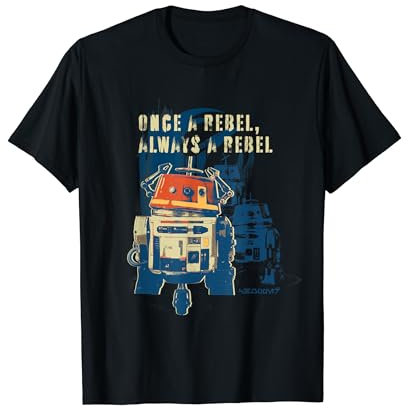 Star Wars Ahsoka Rebels Chopper Once a Rebel Always a Rebel T-Shirt