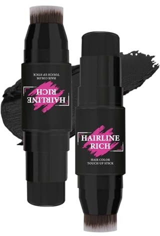 Graue Haare Abdecken | Natürlicher Wasserfester Haarfarbenstift Grauabdeckung - Langhaltende Farbcreme Für Männer Zur Abdeckung Dünner Stellen & Kopfhaut Täglich Anwendbar