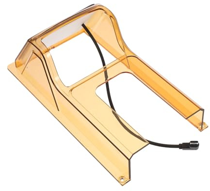 WOONEKY Cache-Sonnette Solaire Étanche Anti-Pluie en Plastique Transparent Protection Résistante aux Intempéries pour Sonnette Visuelle Extérieure Accessoire Compatible Contrôle d'Accès
