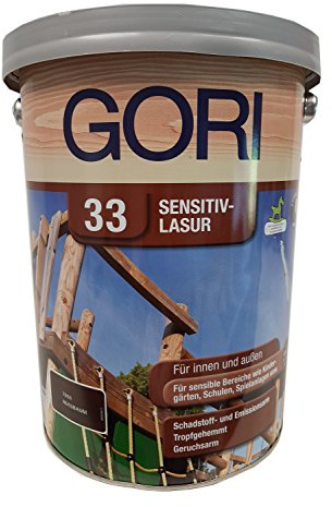 Gori 33 Sensitiv dünschichtige holzlasur für innen&außen 7808 Nussbaum Seidenglanz 5 Liter
