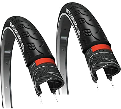 CST 2 x Fahrradreifen 28 Breaker Pannensicher 37-622 28x1 3/8 x1 5/8 Fahrrad Reifen mit Reflexstreifen (Ohne Schläuche)