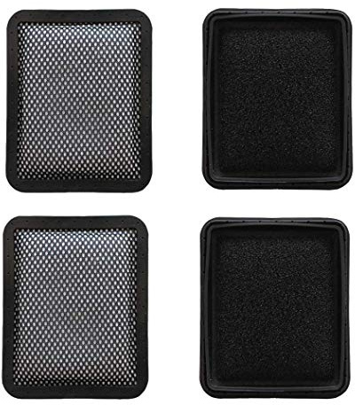 Wadoy Filter kit for compatible with Gtech AirRam Cordless Vacuum Cleaners Washable and Reusable AR01 AR02 DM001 Filter (4 pcs) | Foam Replacement Filter kit Washable and Reusable for AirRam Spare Parts,Easy Maintenance Replacement Parts,4 Pack