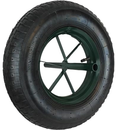 Linxor - Roue Gonflable pour brouette 4.8/4.00-8 - Noir - 15