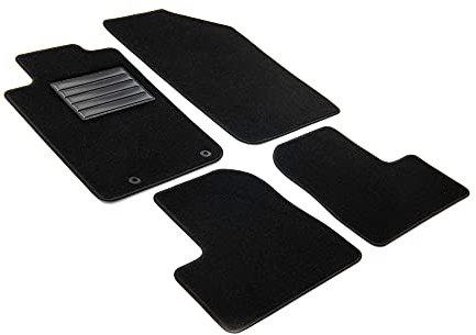 MTM SP-2648 Tapis sur Mesure en Velour pour Peugeot 206 2007>2013, black