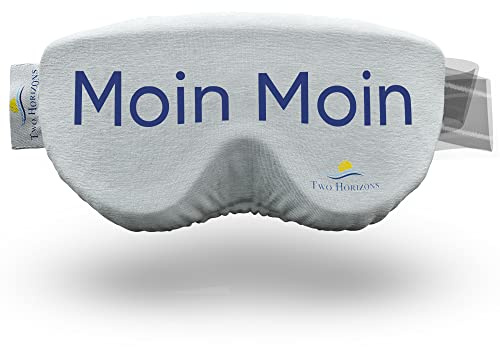 Two Horizons Ski Goggles Protective Cover | Protects Against Scratches | Microfibre Glasses Cleaning Cloth | Style with Smile | Ski Goggles Protective Cover | Ski Goggle Cover | Ski Goggles Protection