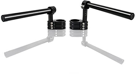 HCOWL Motorrad 55 mm MultiClip Verstellbarer Stummellenker kompatibel mit BMW R NineT 2014-2020 S 1000 RR / HP4 2010 S 1000 RR 2010-2020