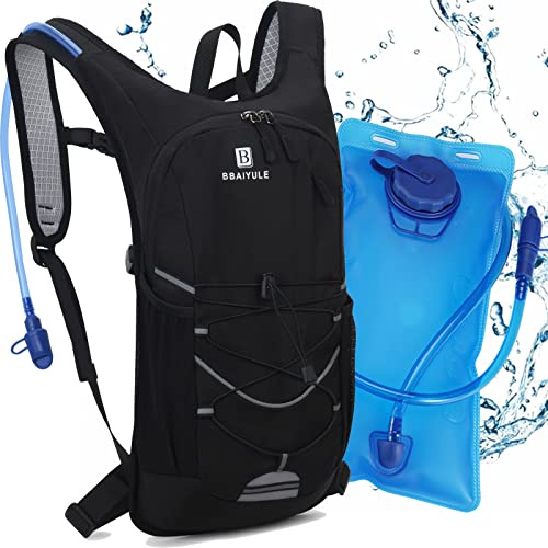 BBAIYULE hydration backpack with hydration bladder 2L, BPA-free| Water backpack |cycling backpack with hydration system |running backpack ultra light 380g | biking,hiking,walking