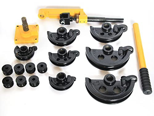 Manueller Rohrbieger, 10-25mm Hochleistungs-rohrbiegemaschine Rohrbiegemaschine Manuell Rohrbiegegerät Rohrbiegemaschine Handrohrbieger, für Bauindustrie, Chemieanlagen, Garage