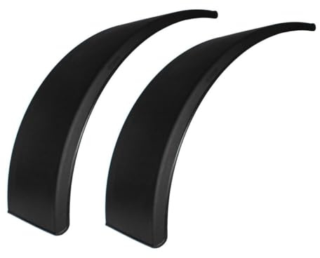 DOMAR Kotflügel Set für Landmaschinen und Traktoren, 24 bis 34 Zoll, 2 Stück. Kunststoff-Radkästen, 1330 x 520 mm. Ideale Schutzbleche für Schlepper und Agrarfahrzeuge.