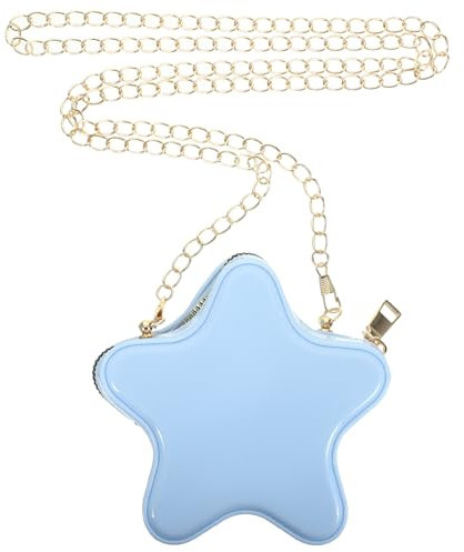 GALPADA Stern Umhängetasche Damen Kleine Größe aus Pvc und Legierung Leicht und Modisch für Alltag und Freizeit Praktische Schultertasche mit Mehreren Funktionen