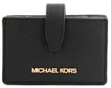 Michael Kors Portafoglio per le donne Jet Set Travel Card case, nero, Taglia unica, Contemporane