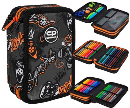 Coolpack F067827 Federmäppchen Jumper 3 Gamer, mehrfarbig