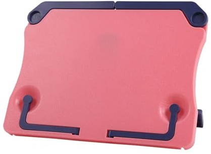 Notenständer, Zusammenklappbar, Tragbarer Notenständer For Den Schreibtisch, Halter For Tischplatte, Kochbuchständer, Instrumentenständer, Gitarrenständer(Red)