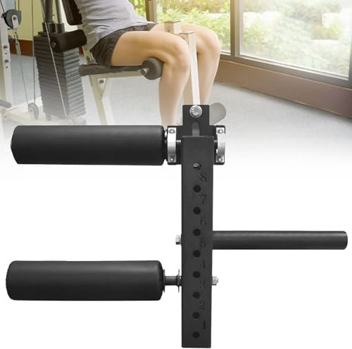 SACLMD Beinstrecker-Ausrüstung im Sitzen,Verstellbarer Beinstrecker-Aufsatz,Curl-Trainingsgerät für Sportler,für Heim-Fitnessgeräte,18mm