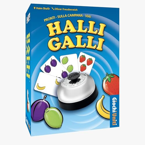 Giochi Uniti - Halli Galli Edizione 2024, 2-6 giocatori, 6+Anni, Gioco da tavolo, Edizione italiana, GU807