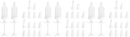 MAGICLULU 150pcs Dessert Decorator Cake Piping Syringe Cookies Press Kit Biscuit Maker Food-Grade Plastic Easy to Clean Random Style