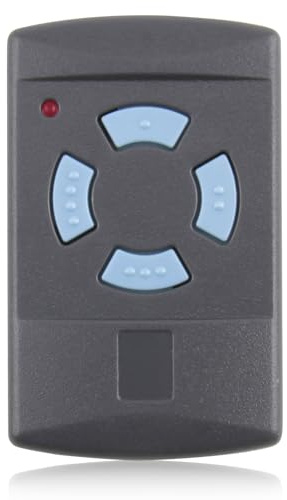 Télécommande Porte Garage pour Hörmann HSM4 868 MHz HSM2 HSM4 HS1 HS2 HS4 HSE2 HSZ1 HSZ2 HSP4 HSD2 Tubauto HS4 868Fréquence 4 Boutons Couleur Bleue Télécommande de Remplacement pour Porte de Garage