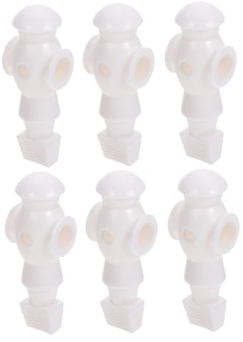 ARTSEWPLY 6stücke Tischfußballspieler Figuren Ersatzteile Für Tischkicker Langlebige Resin-fußballspieler Für Standard-tischfußballspiele Installieren Und Verschleißfest