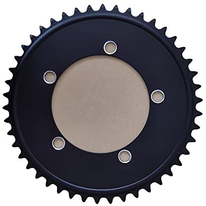 LKfjnhePF Kettenblatt Fixed Gear 110 BCD Kettenblatt 1/8 Fahrrad Kettenrad Bahnrad Single Speed ​​44T 46T 48T 50T 52T 53T(110BCD 46T)