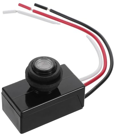 HYTROVE Photoelectric Light Sensor Switch Automatic Dusk to Dawn Control for Outdoor Street Garden Lights with High Sensitivity and Overload Protection
