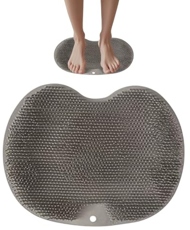 Scrubber per Piedi da Doccia Base Antiscivolo con Spugna Integrata | Accessorio per L'igiene Della Parte Posteriore Per Vasca Da Bagno, Vasca Palestra, Pavimento Del Bagno, Spa, Casa, Viaggio,
