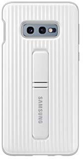 Samsung Original Galaxy S10e Protective Slim Textured Standing Cover/Case - White