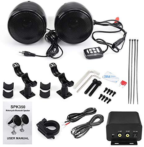 JenNiFer 300W Impermeabile 5,0 Moto Audio Stereo Altoparlante Sistema Amplificatore con Funzione Bluetooth