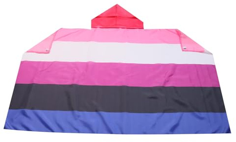 AZ FLAG Capa LGBT Orgullo genderfluid 150x90 cm Poliéster Ligero | Uso interior Capa de aficionado género no binario bordes cosidos y acabado ligero